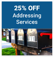 Save 25% On Mailing Services